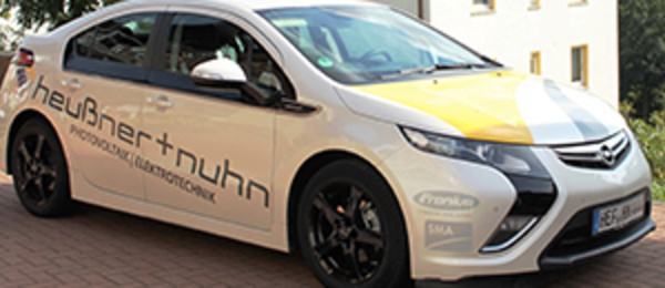 Elektromobilität bei Heußner-Nuhn in Neuenstein